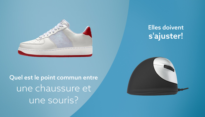 Souris Sans Fil Bluetooth Ergonomique Pour Gaucher R-go He Sport  (gris/rouge) à Prix Carrefour